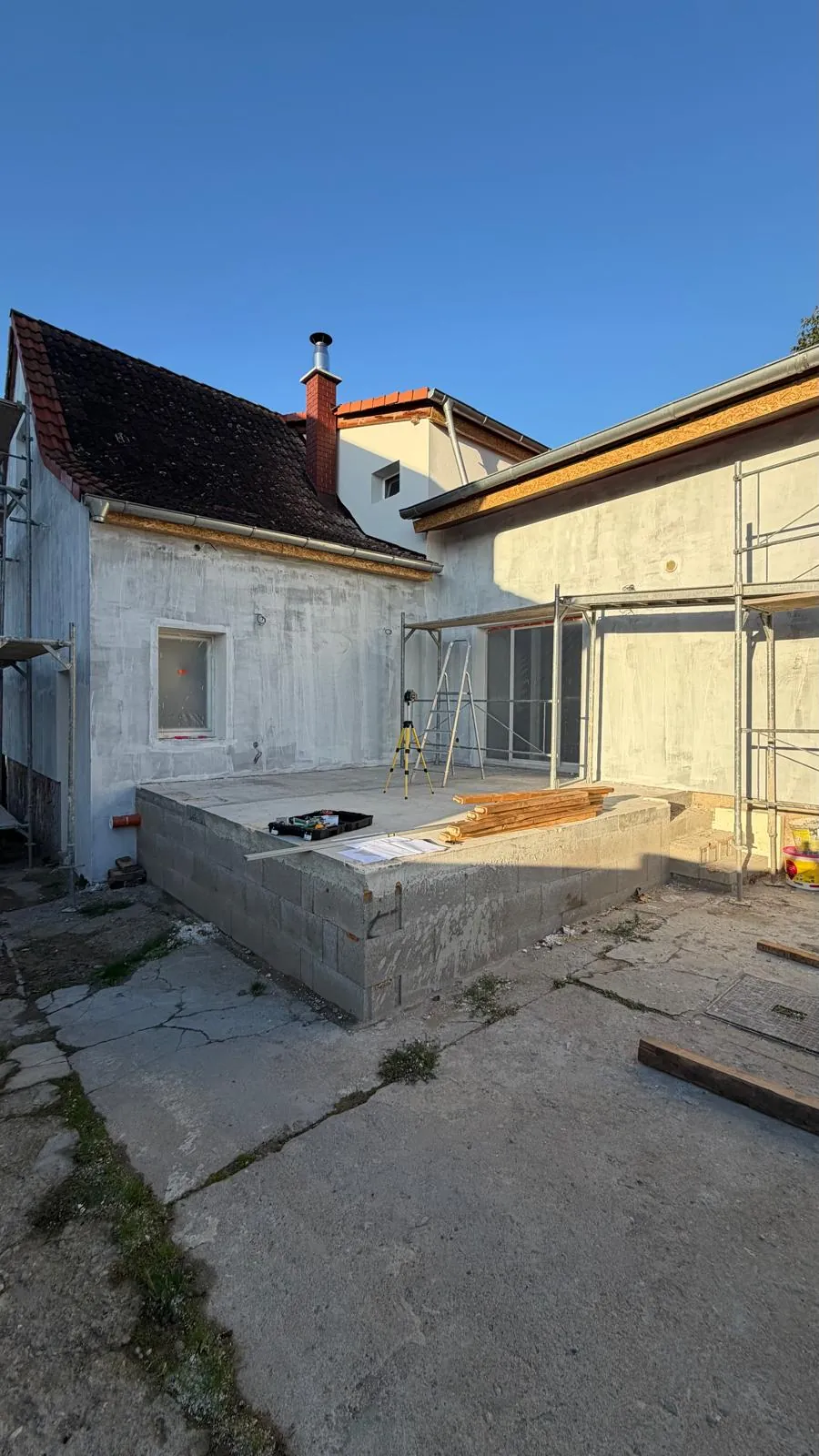 Pergola se zábradlím z KVH a BSH hranolů — fotografie 1